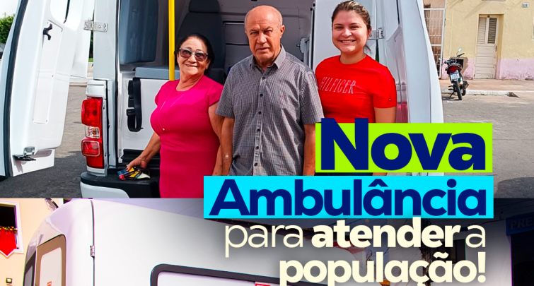 AQUISIÇÃO DE AMBULÂNCIA SEMI UTI REFORÇA ATENDIMENTO AOS SEVERIANENSES.