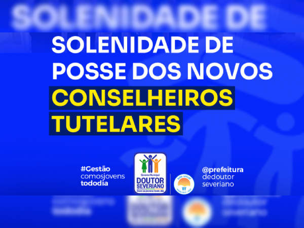 solenidade de posse dos novos conselheiros tutelares